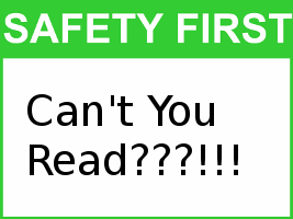 Can't You Read?